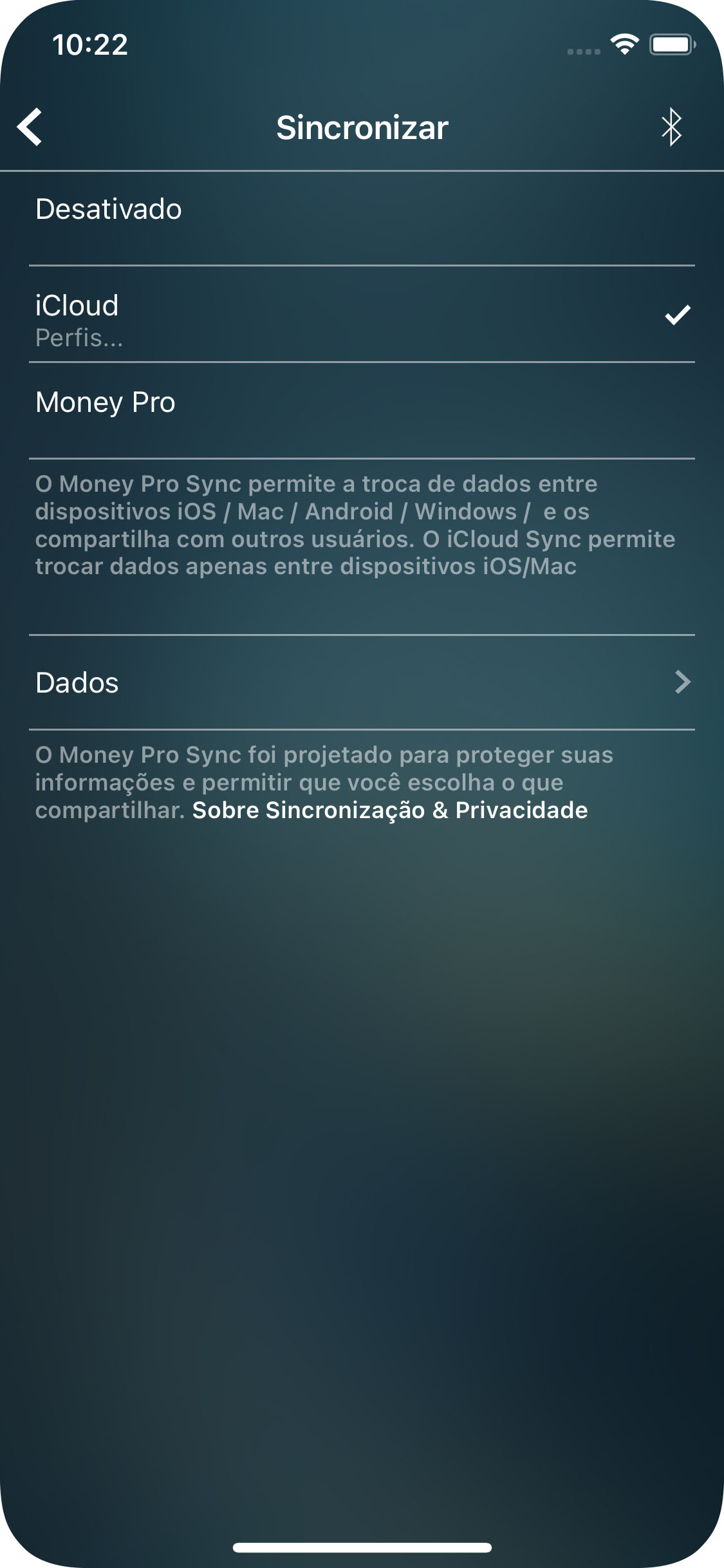 Money Pro - Sincronização com iCloud (iOS, Mac) - iPhone