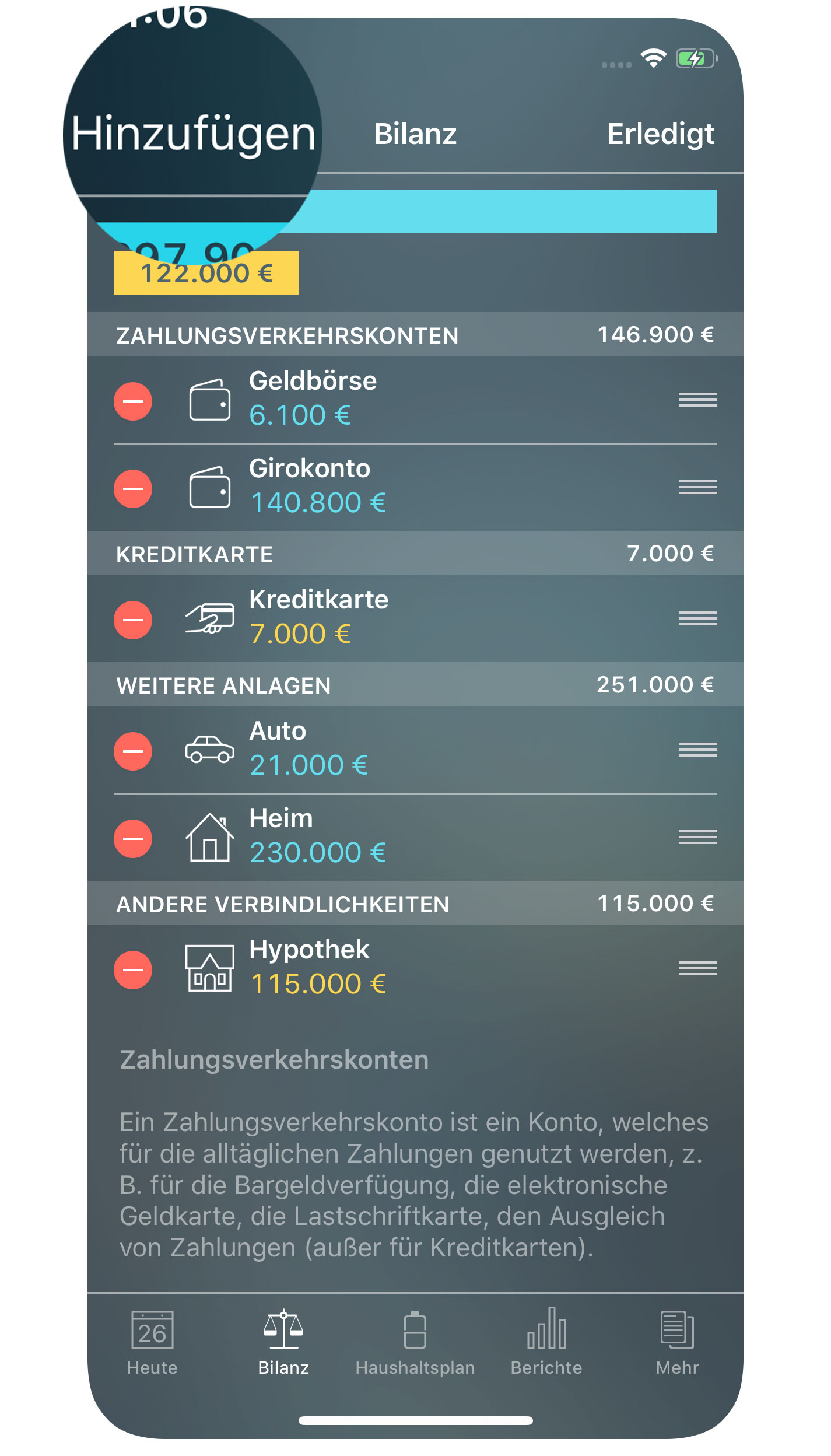 money pro synchronisieren