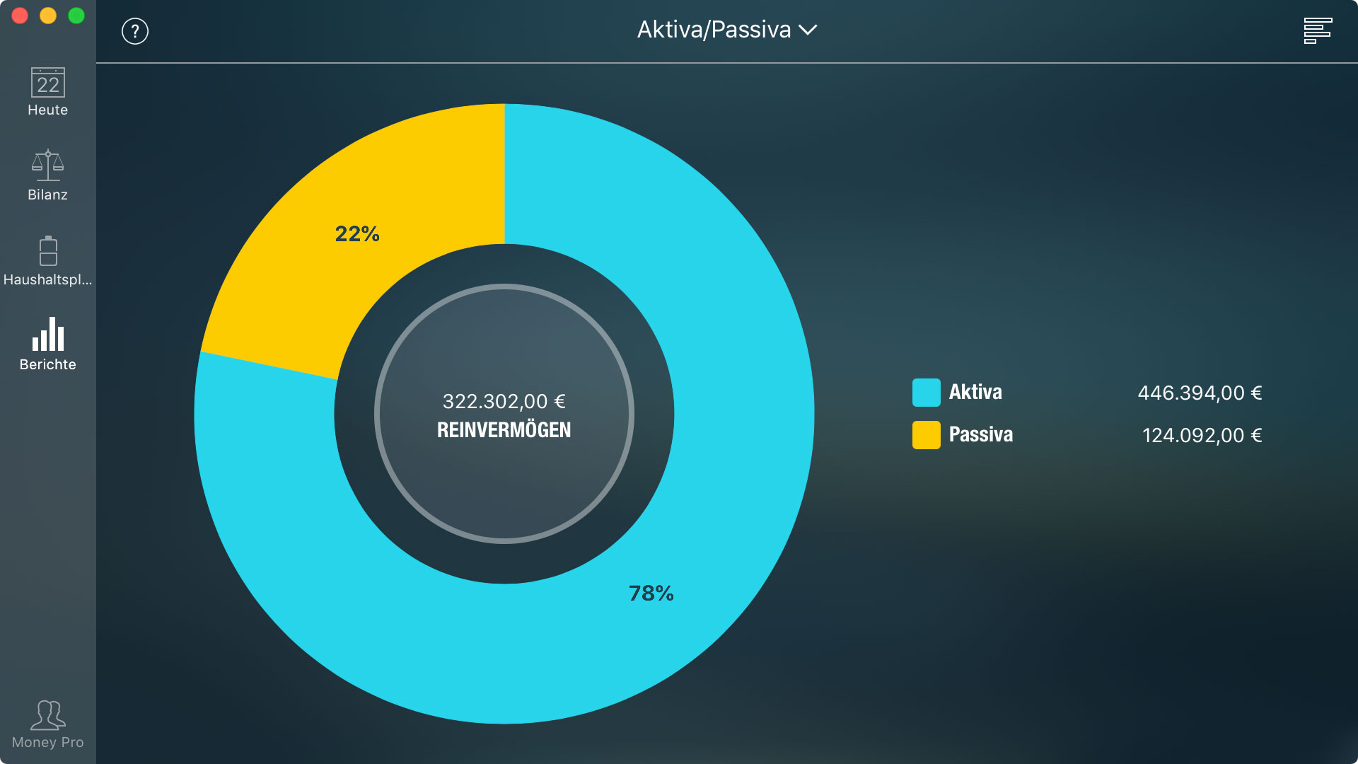 Money Pro - Aktiva/Passiva - Mac