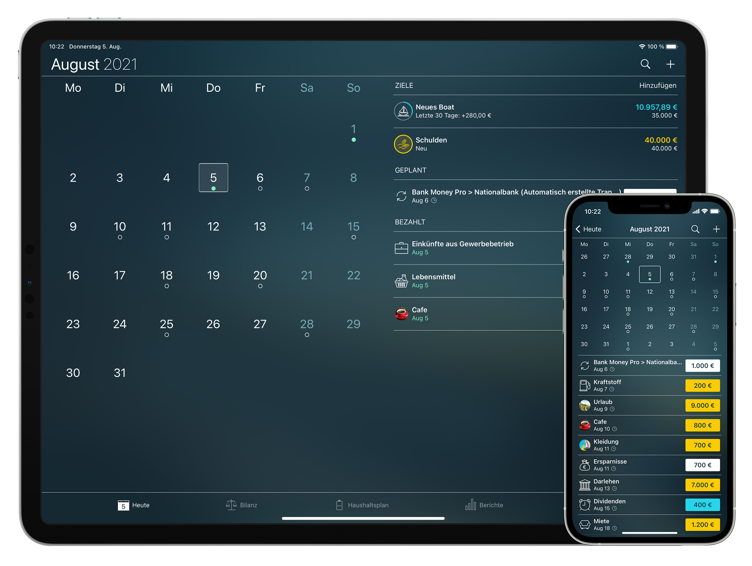 Money Pro - Kalender
