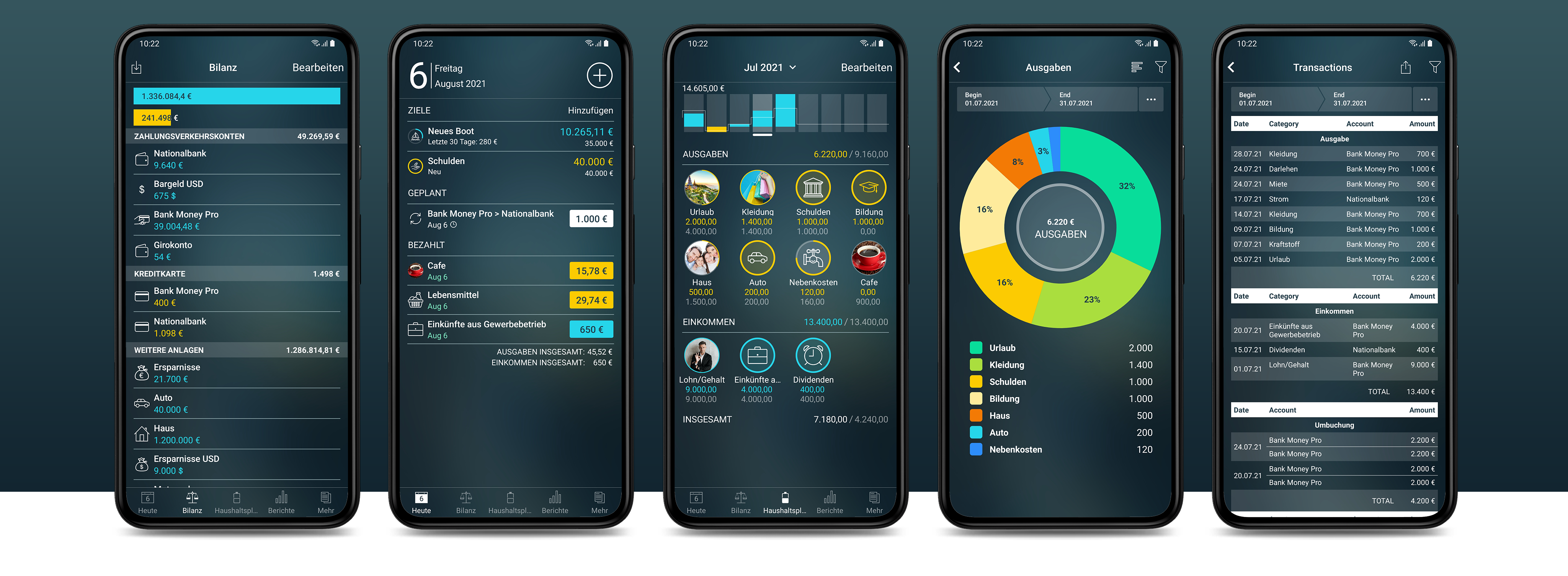 Money Pro für Android