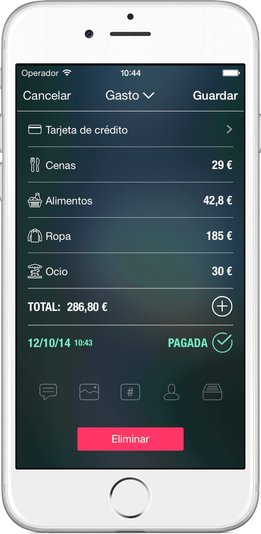 Money Pro - División de transacciones, Calculador y conversor de divisas, Buscar