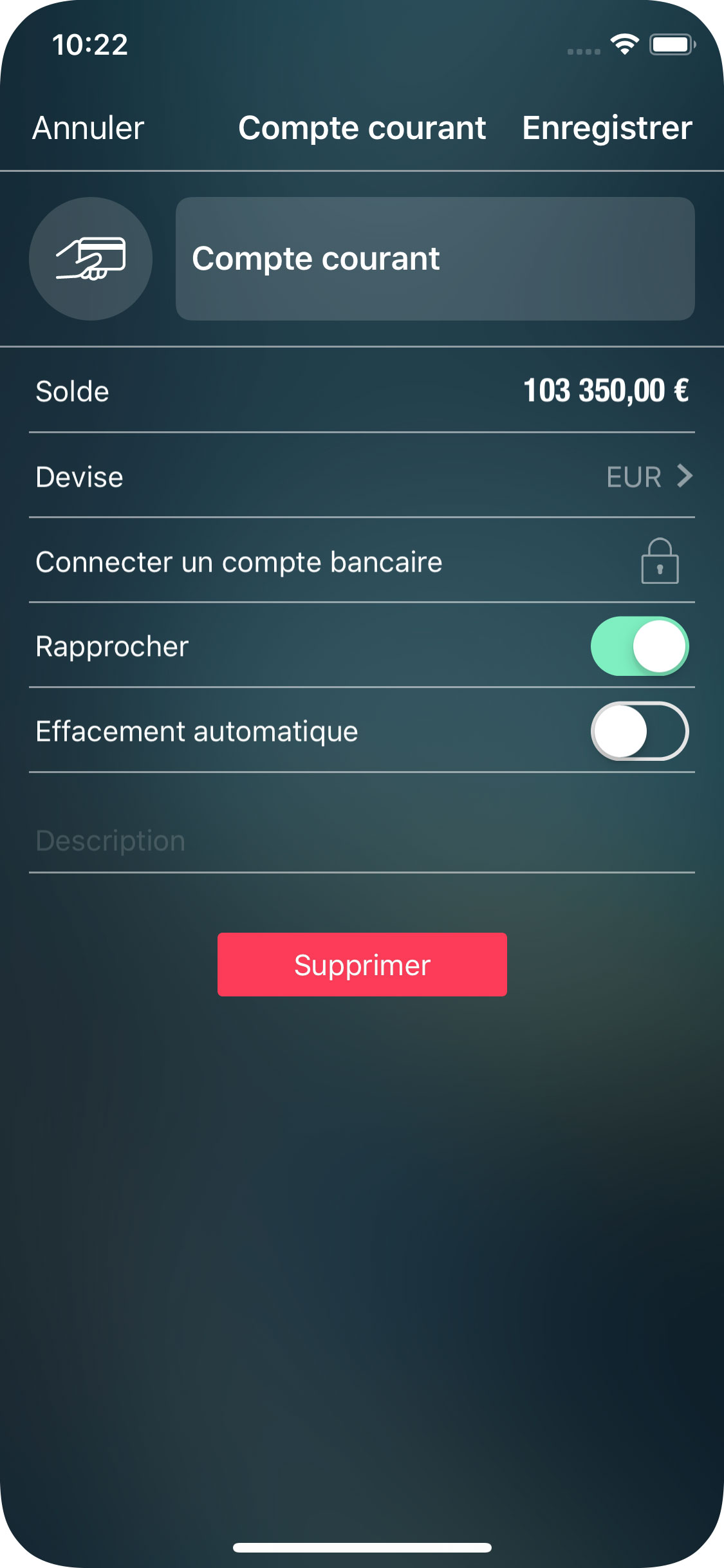 Money Pro - Comptes - Compte - iPhone