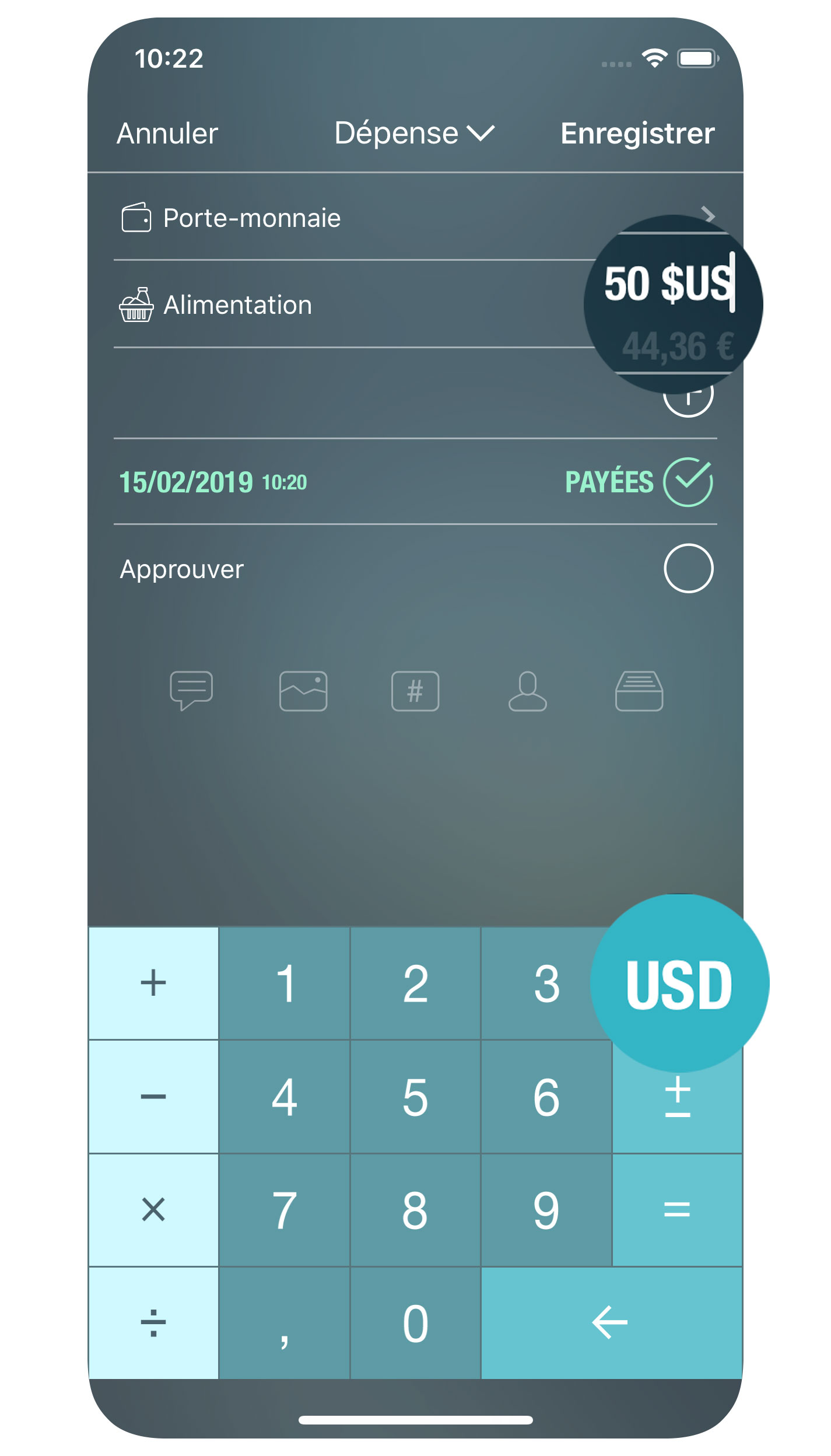 Money Pro - Convertisseur de devises - iPhone