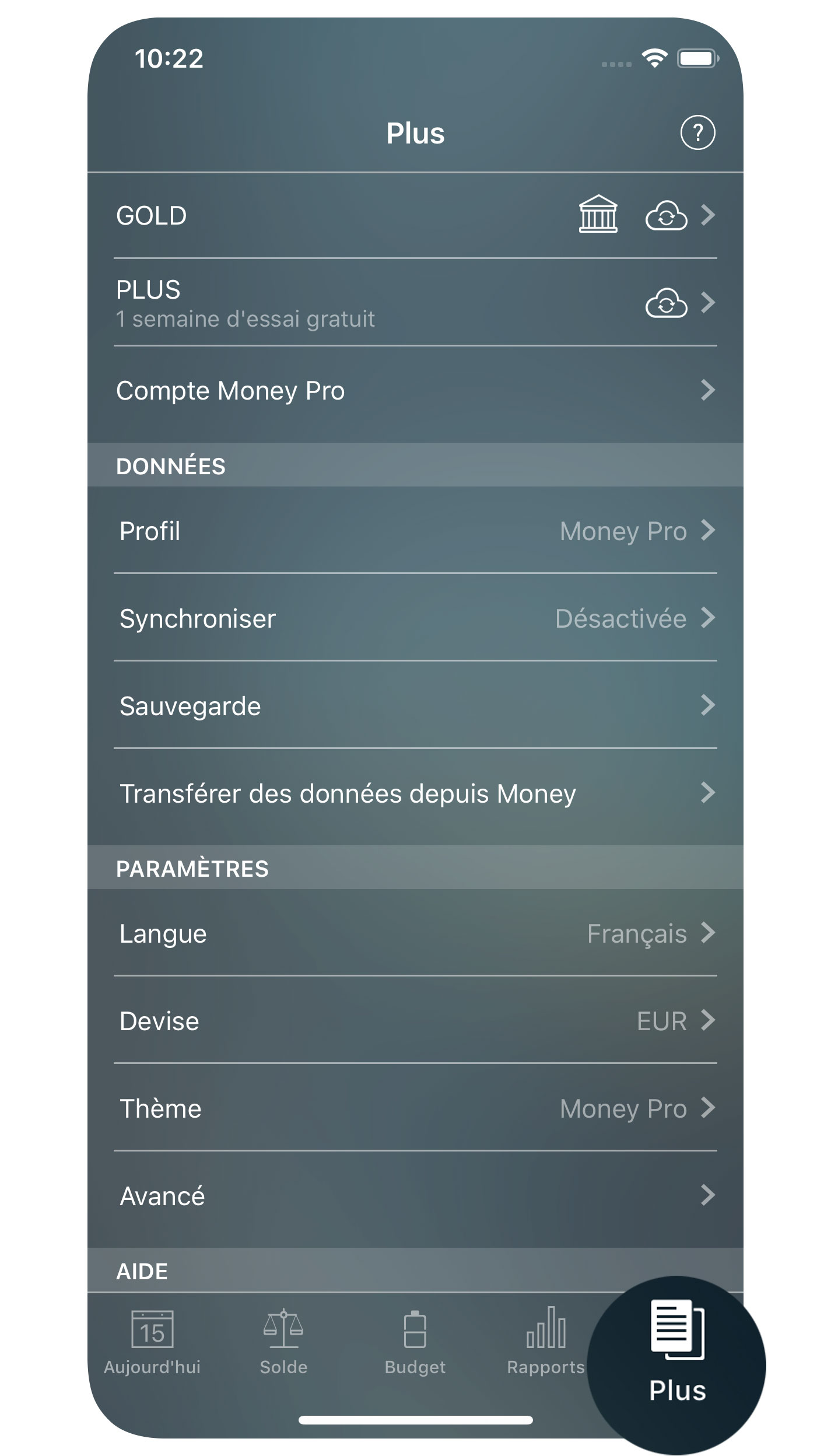 Money Pro - Plus (Sauvegarde, Profils, Synchronisation) - iPhone