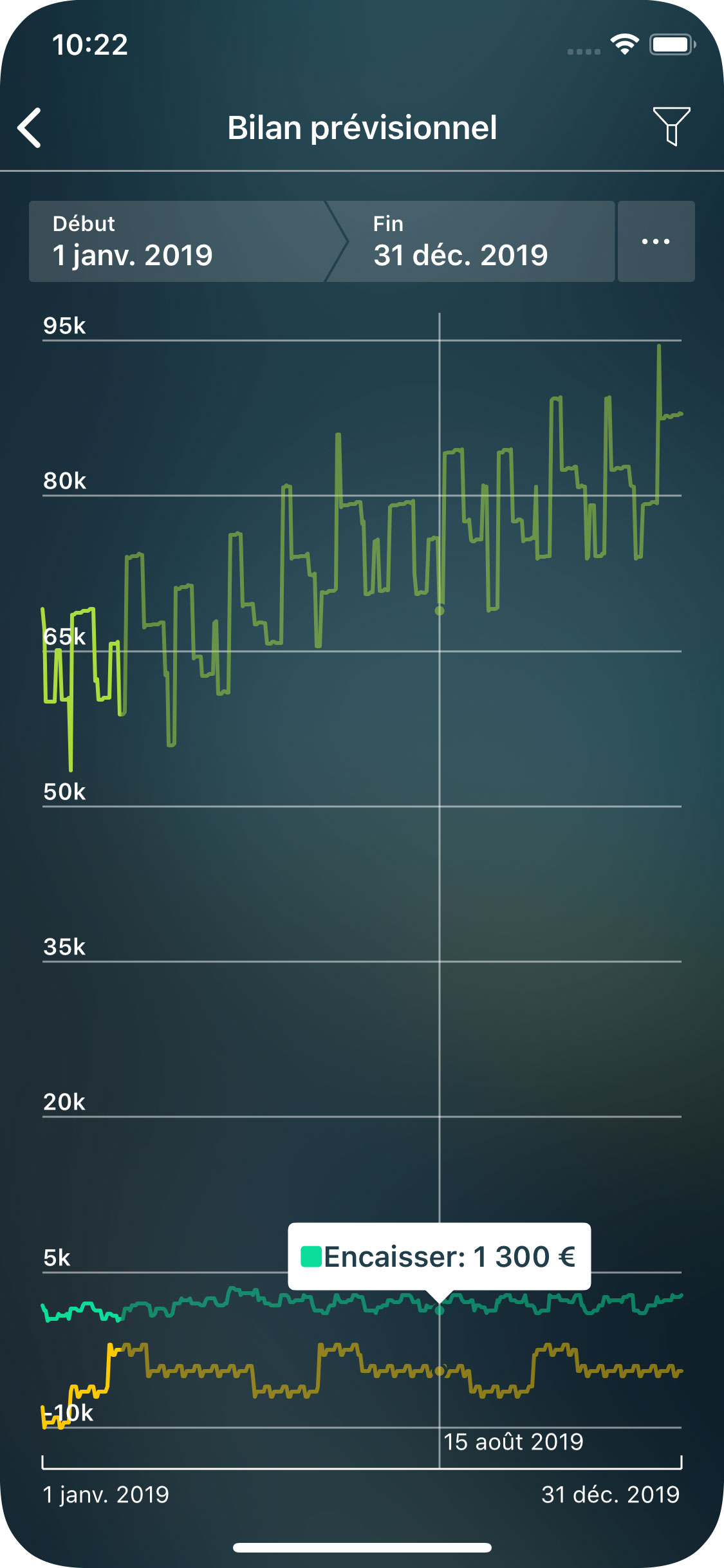 Money Pro - Rapport de Bilan prévisionnel - iPhone