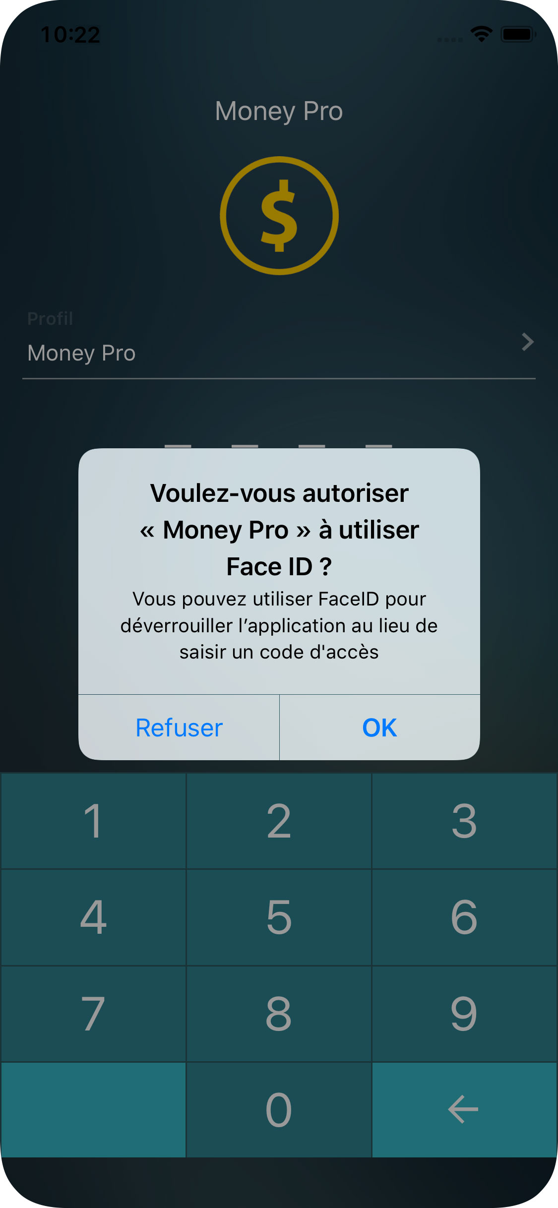 Money Pro - Touch ID (Face ID) - iPhone