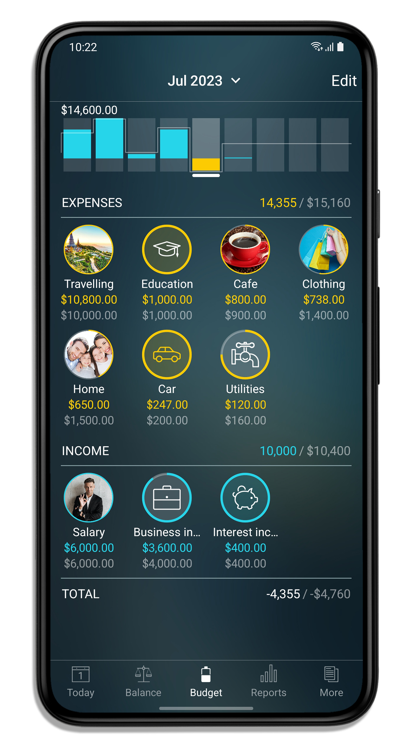 Money Pro Personal Finance Management Budget Expense Tracking Android