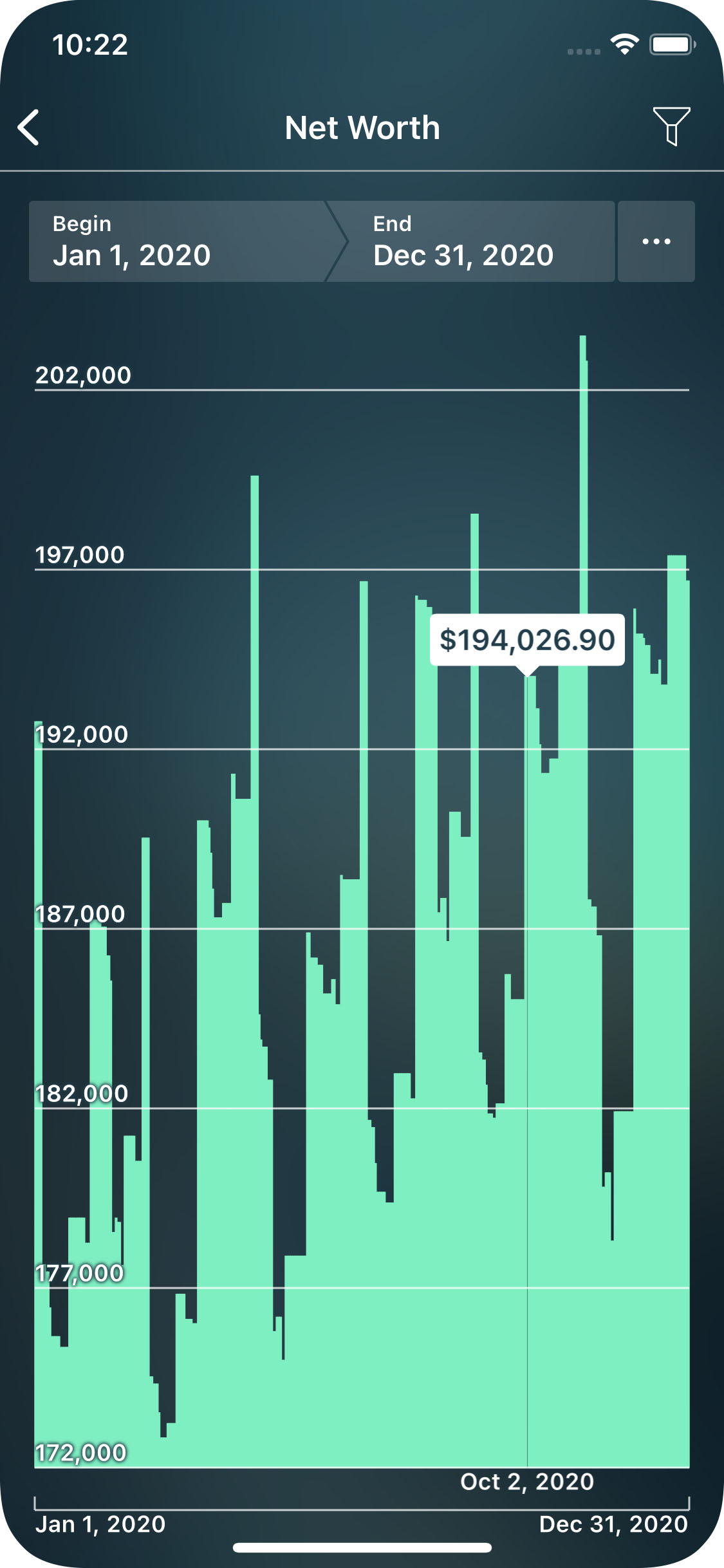 Money Pro - Net Worth report - iPhone