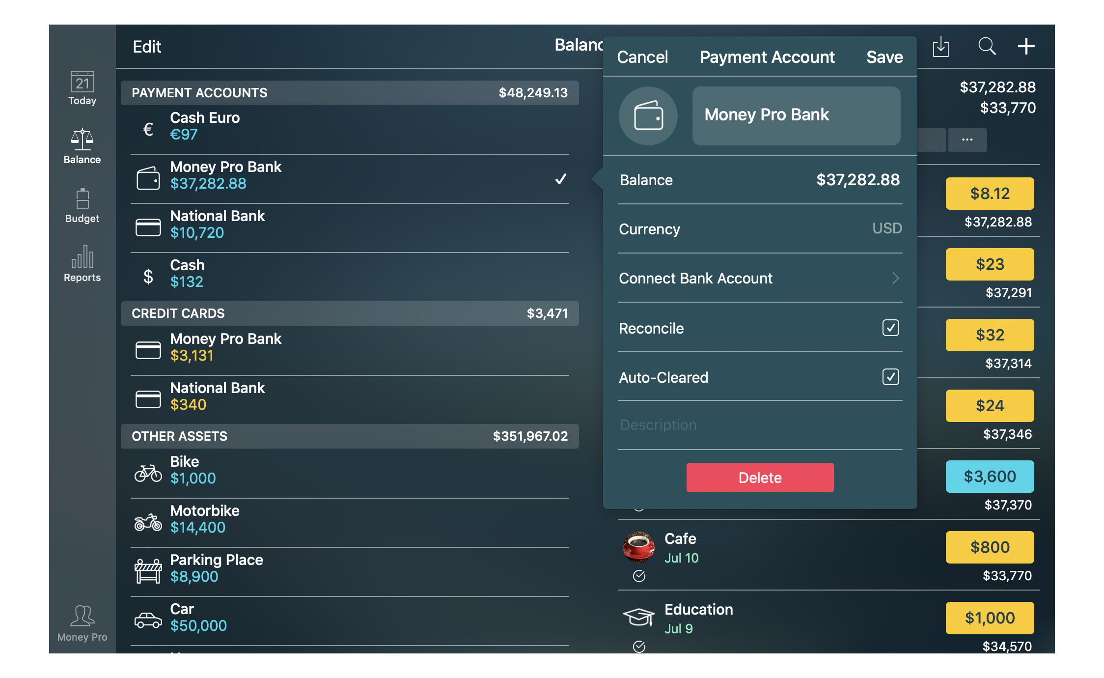 download the new version Money Pro