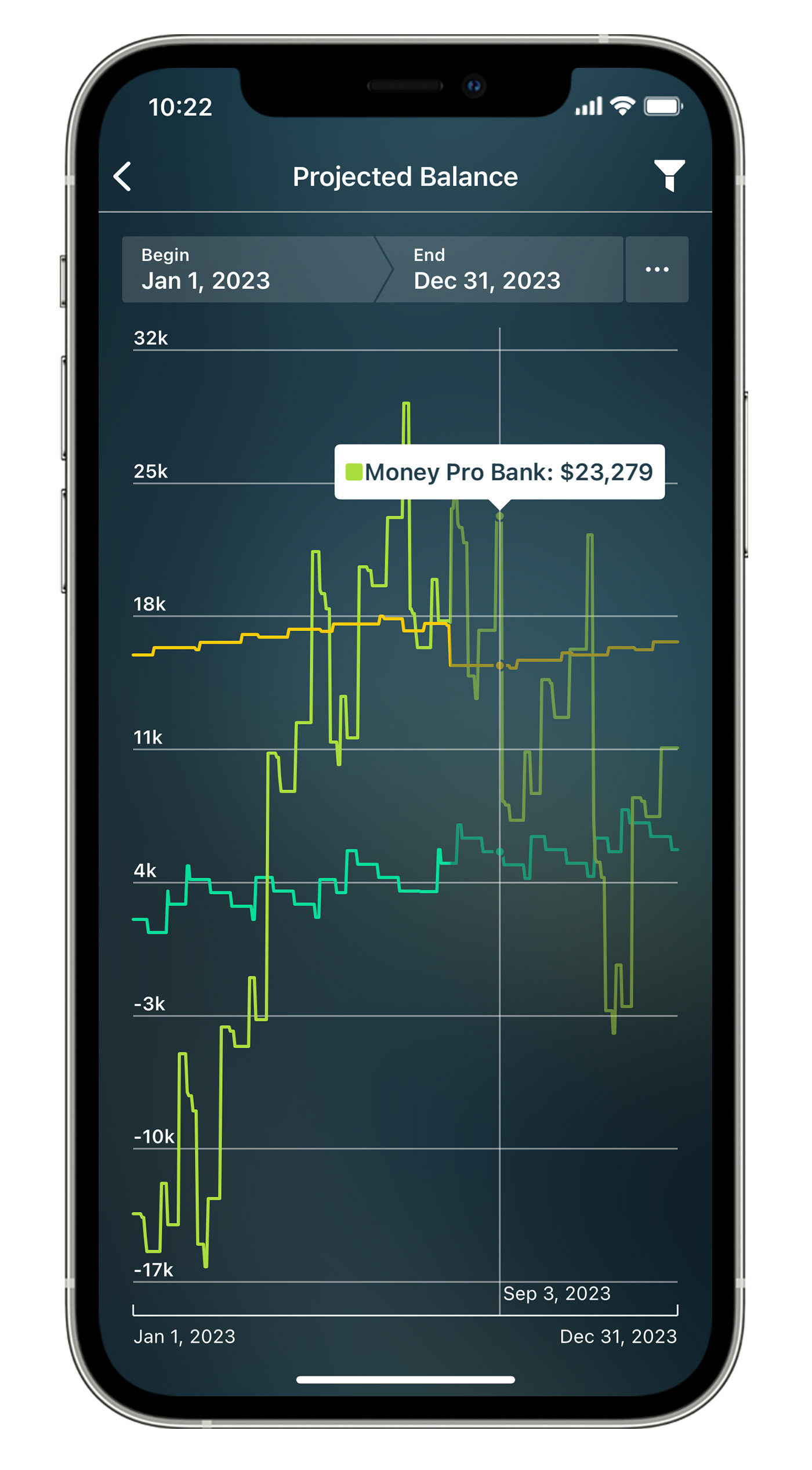 Money Pro - Detailed reports