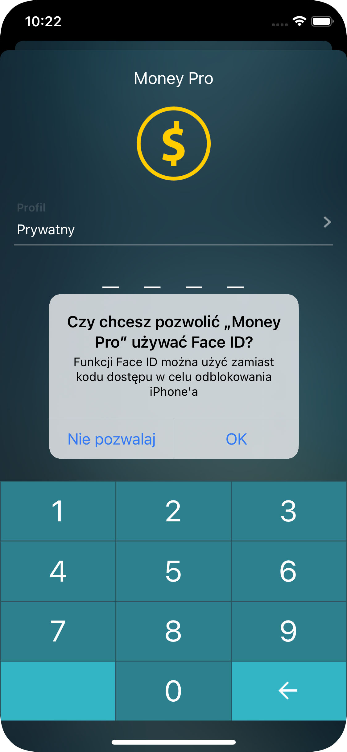 Money Pro - Touch ID (Face ID) - iPhone