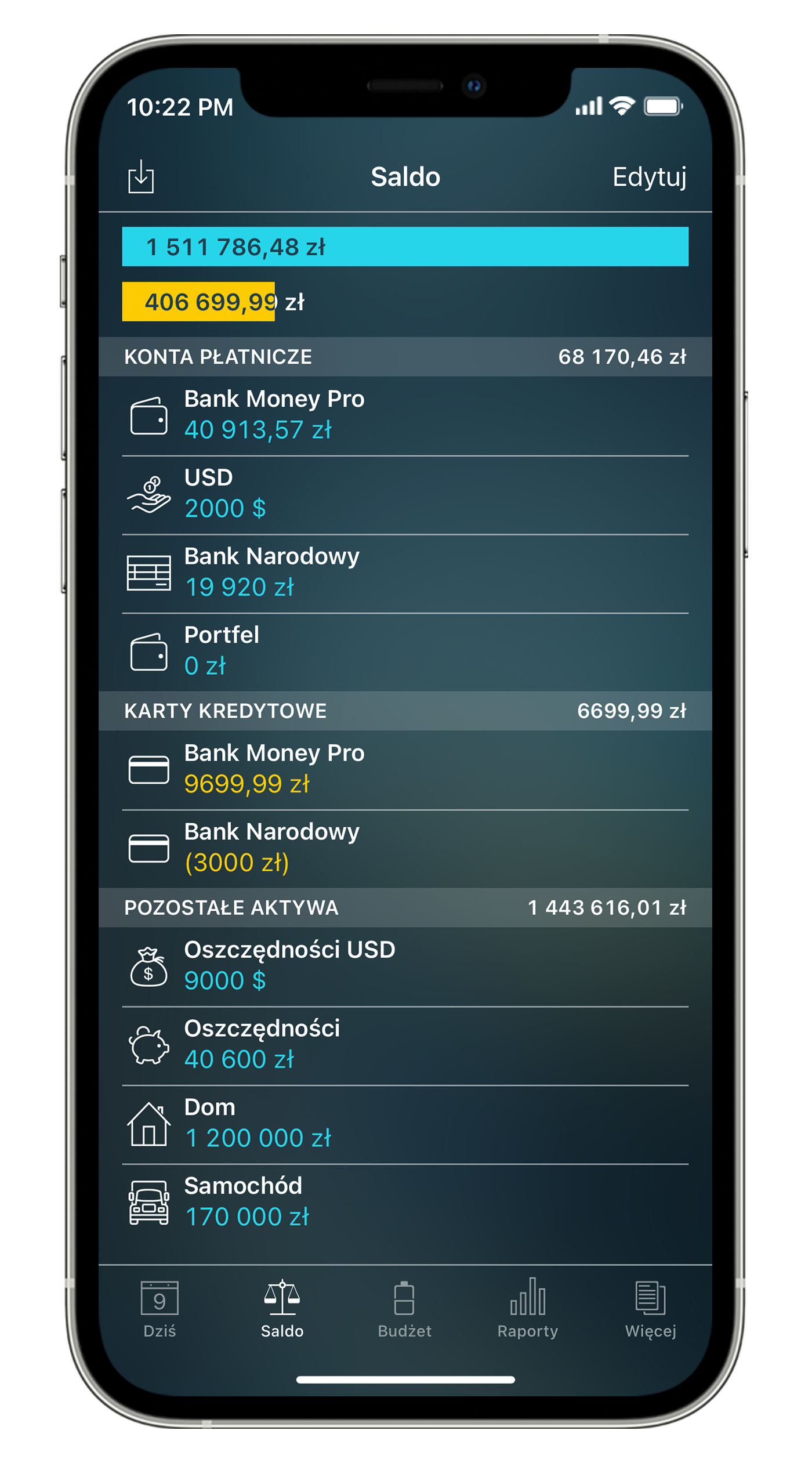 Money Pro for iPhone and iPad - Książeczka czekowa