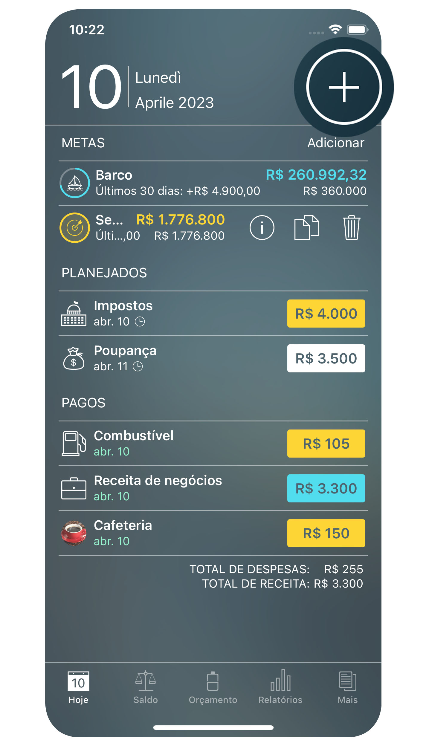 Money Pro - Como criar uma transação - iPhone