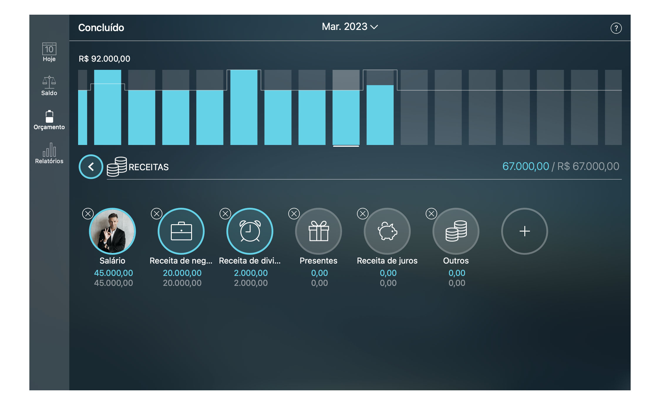 Money Pro - Como configurar um orçamento - Mac