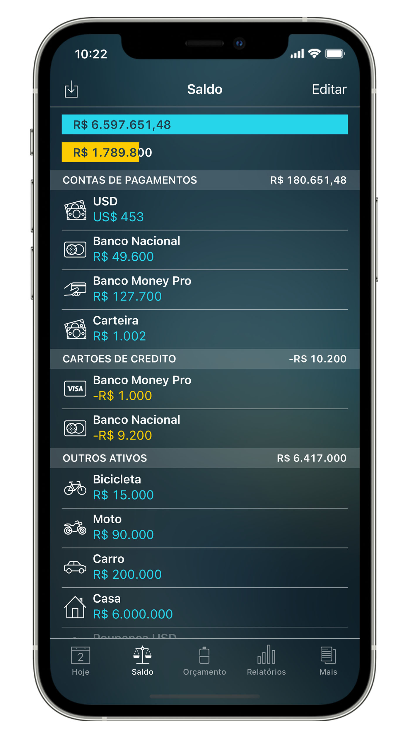 Money Pro for iPhone and iPad - Cadastro de talão de cheques