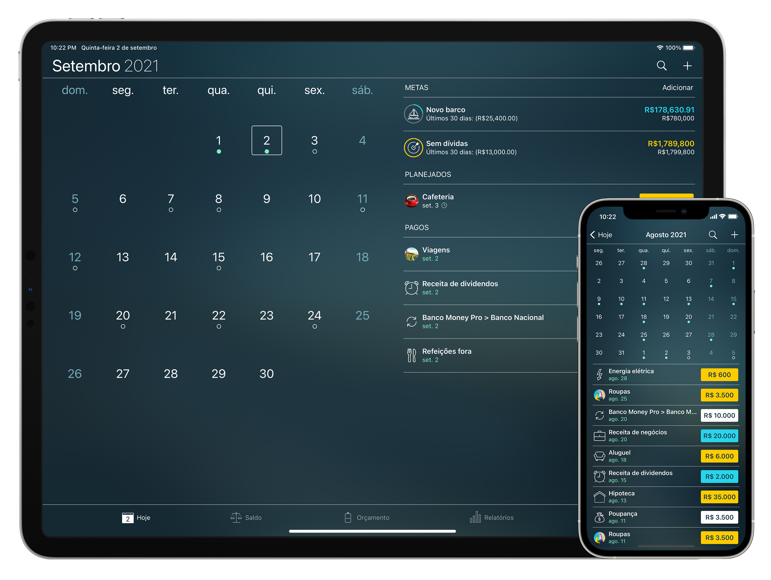Money Pro - Calendário