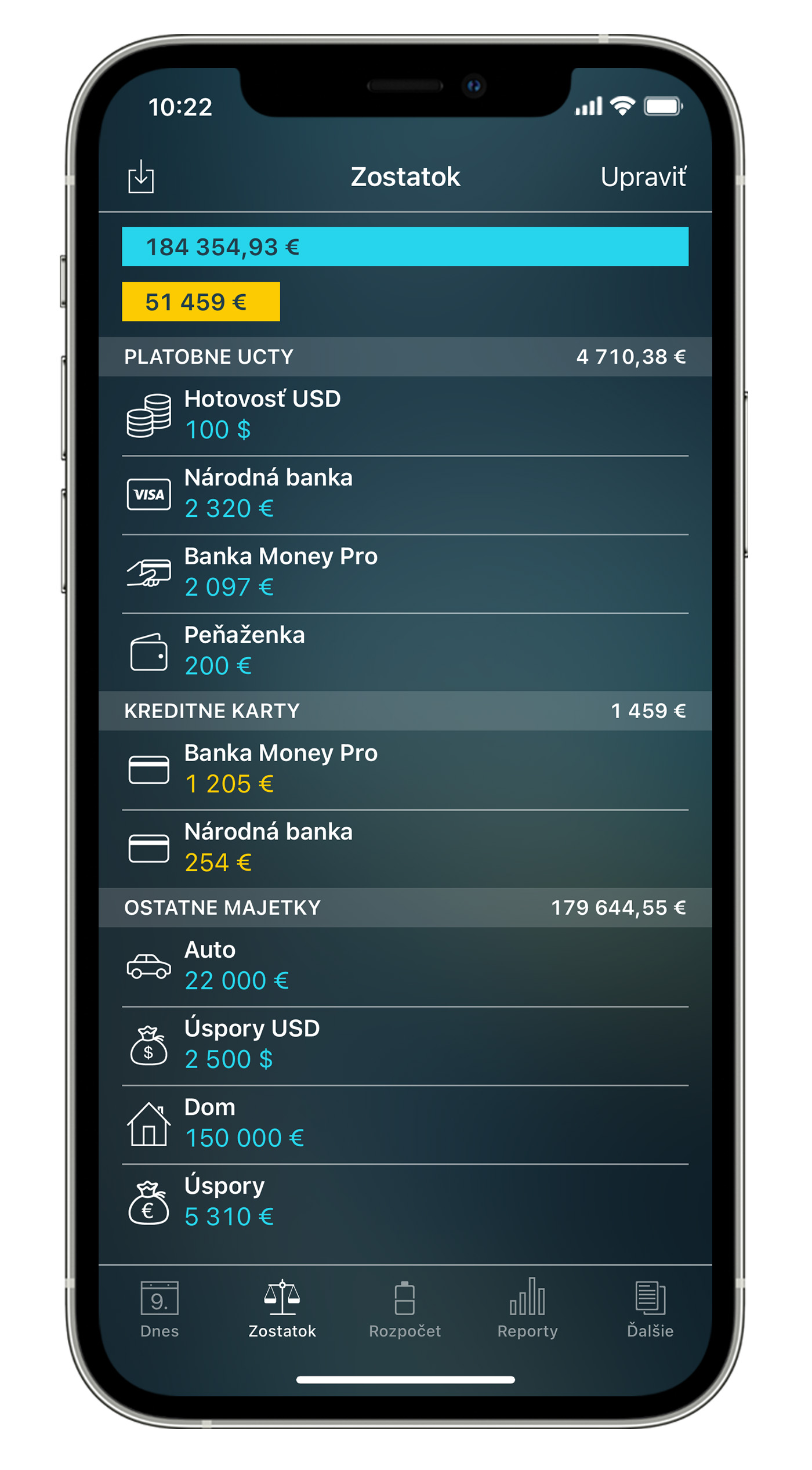 Money Pro for iPhone and iPad - Správca účtov