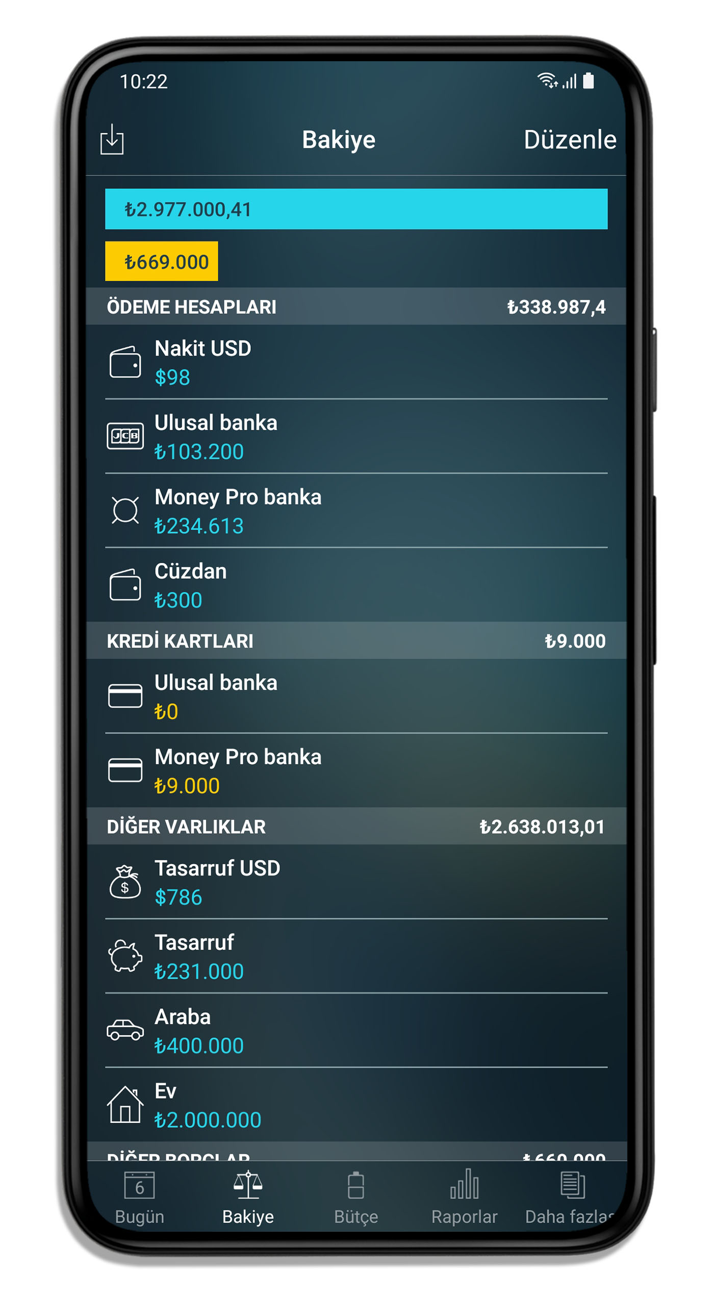 Money Pro for iPhone and iPad - Hesaplar